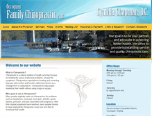 Tablet Screenshot of occoquanchiropractic.com